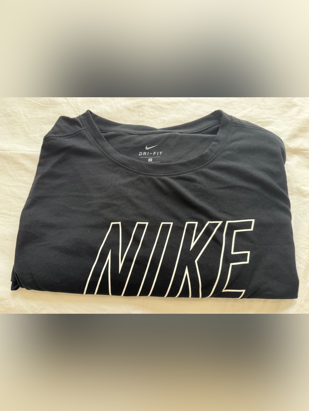 Nike Women’s Black Dri-FIT Graphic Crew Neck Shirt